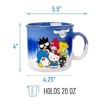 Amazon.com | Silver Buffalo Sanrio Hello Kitty and Friends